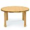 Natural Wood Round Table 36 Diameter AB7820