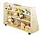 Book Display Shelf with castors S320