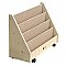 Preschool Book Rack with castors S326