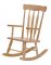 Colonial Child's Rocker - SOLID MAPLE SEAT HEIGHT 10" BJ-425
