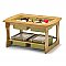Bamboo Sensory Table with Sage Tubs SST01-S