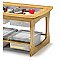 Bamboo Sensory Table with Clear Tubs SST01-C