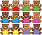 Mini Accents Variety Pack Bears [T10820]