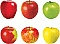 Mini Accents Variety Pack Apples Realistic [T10834]