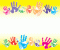 Name Tags Rainbow Handprints [T68005]