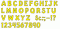 Ready Letters Playful Ready Letters Yellow 2" [T79723]