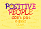 ARGUS Large Posters POSITIVE PEOPLE don't put others [TA62764]