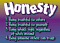 ARGUS Large Posters Honesty [TA63131]