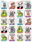 Stickers Animal Faces 1 [TCR5737]