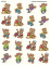Stickers Summer Bears [TCR5740]