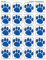 Stickers Blue Paw Prints [TCR574]
