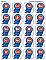 Stickers Blue Ribbon [TCR5749]