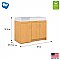 Infant Changing Table (Natural Birch UV Finish) TM4530A
