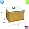 Tot Mate 31'' Single Bathroom Vanity with Cultured Marble Top TM8350R Maple