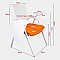TABLET ARM TRAINING CHAIR WITH FLIP-UP TABLET ARM ERGONOMIC MASH BACK ALCO 1951
