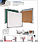 Porcelain Dry Erase Board, Aluminum Frame, 36" x48" (50 Year Warranty) 20003648 PO BC