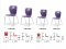  Smooth Stacking Chair with Glide, 12" Seat Heigt Chrome Frame(Colors Option Available) C-SM-12 CH