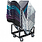 Hi-Tech Ultra-Compact Plastic Stacking Chair GUNMETAL GRAY 8502