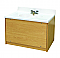 Tot Mate 31'' Single Bathroom Vanity with Cultured Marble Top TM8350R Maple