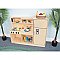 Let's Play Toddler Kitchen Combo Natural WB2351N