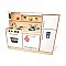 Contemporary Kitchen Combo White WB7451W