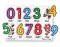 See-Inside Numbers Peg Puzzle  Item MD- 3273