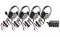 Four-Pack Titanium™ Series Headsets HPK-1534