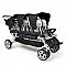 GAGGLE JAMBOREE STROLLER, 6 PASSENGER, RED/BLACK 9909132