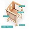Guidecraft Classic Kitchen Helper Stool with 2 Keepers – Natural