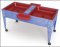 Youth Double Mite Red Tubs with Blue Frame S18344