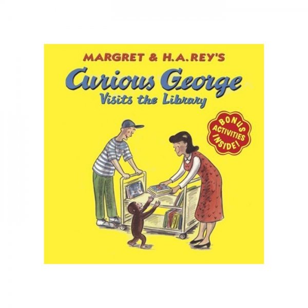 curious george visits the library